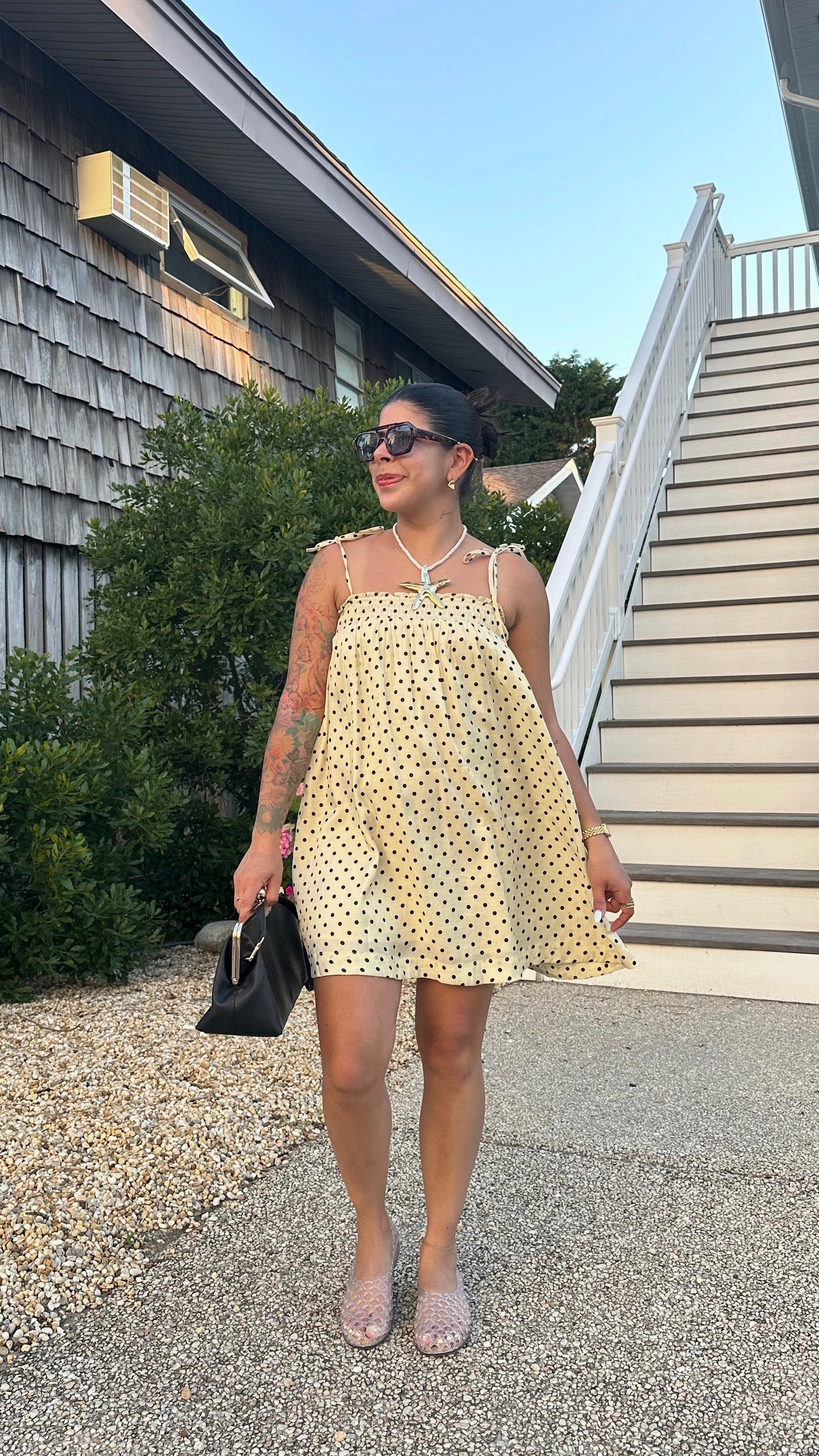 ADRIANA POLKA DOT DRESS