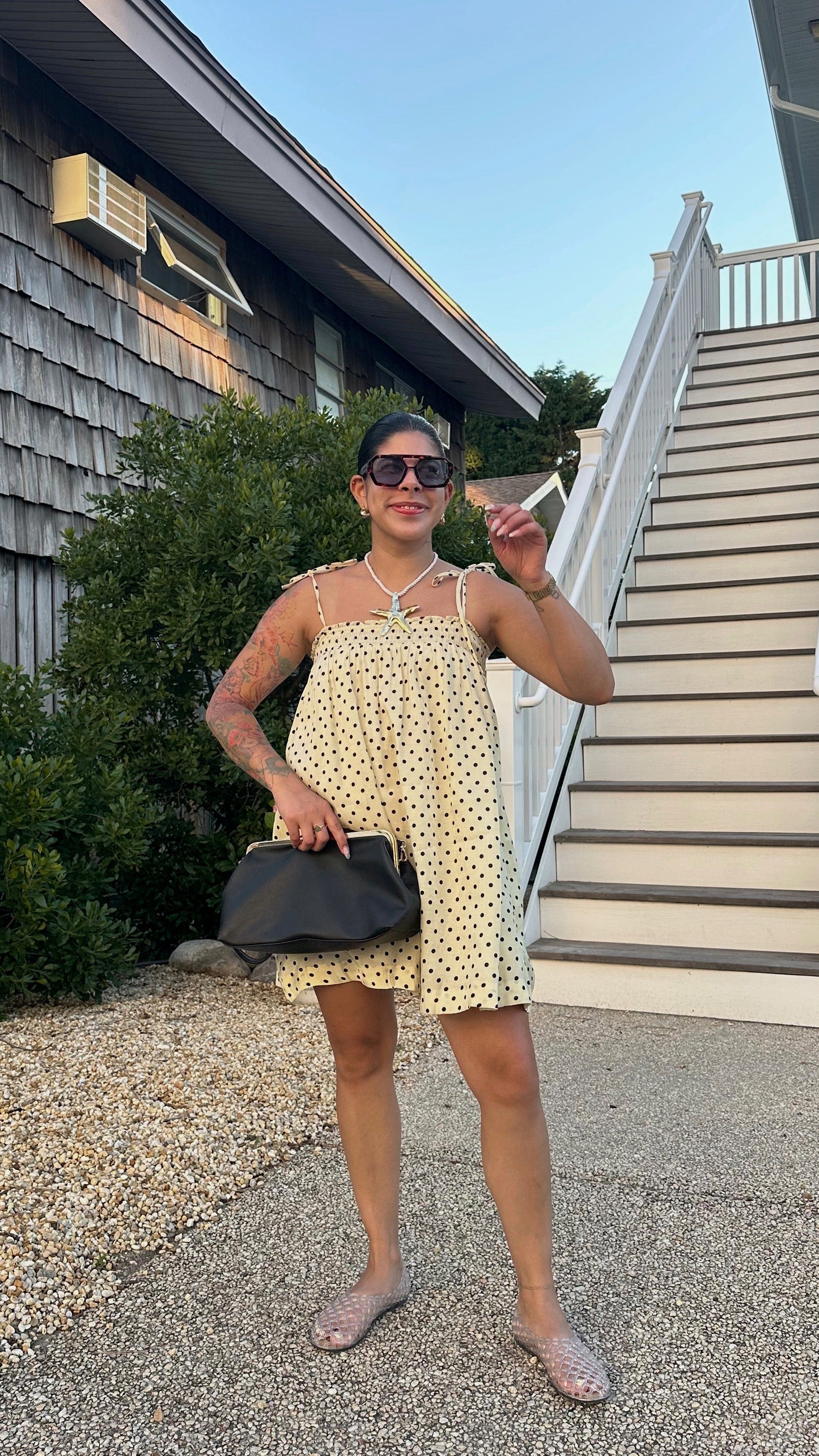 ADRIANA POLKA DOT DRESS