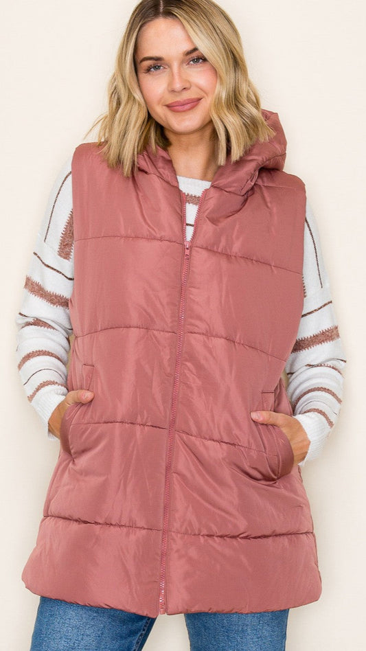 SALLY HOODED VEST