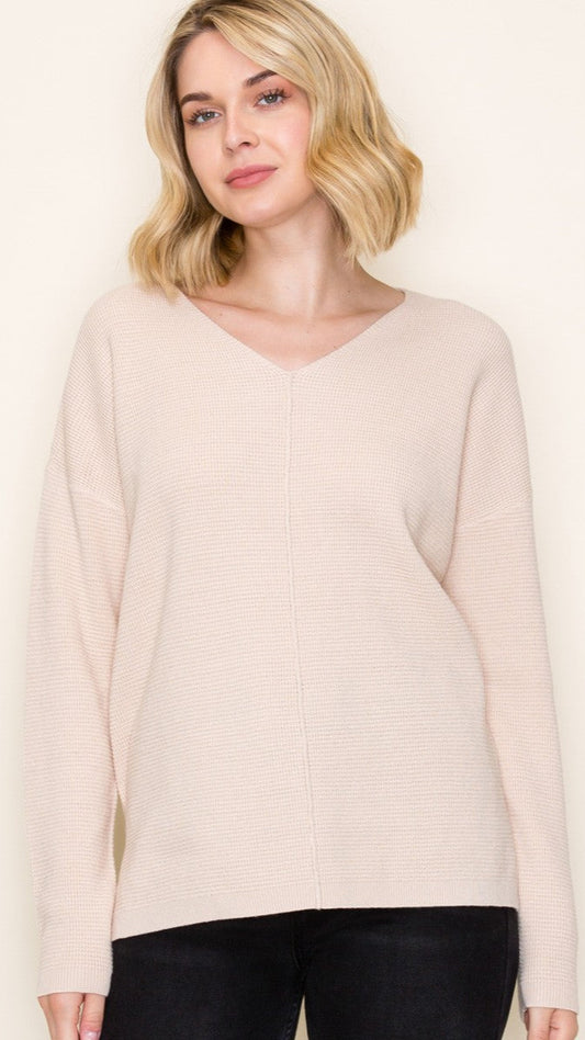 BELLA V-NECK SWEATER
