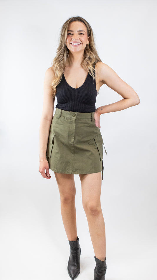 G.I. JANE GO GREEN SKIRT