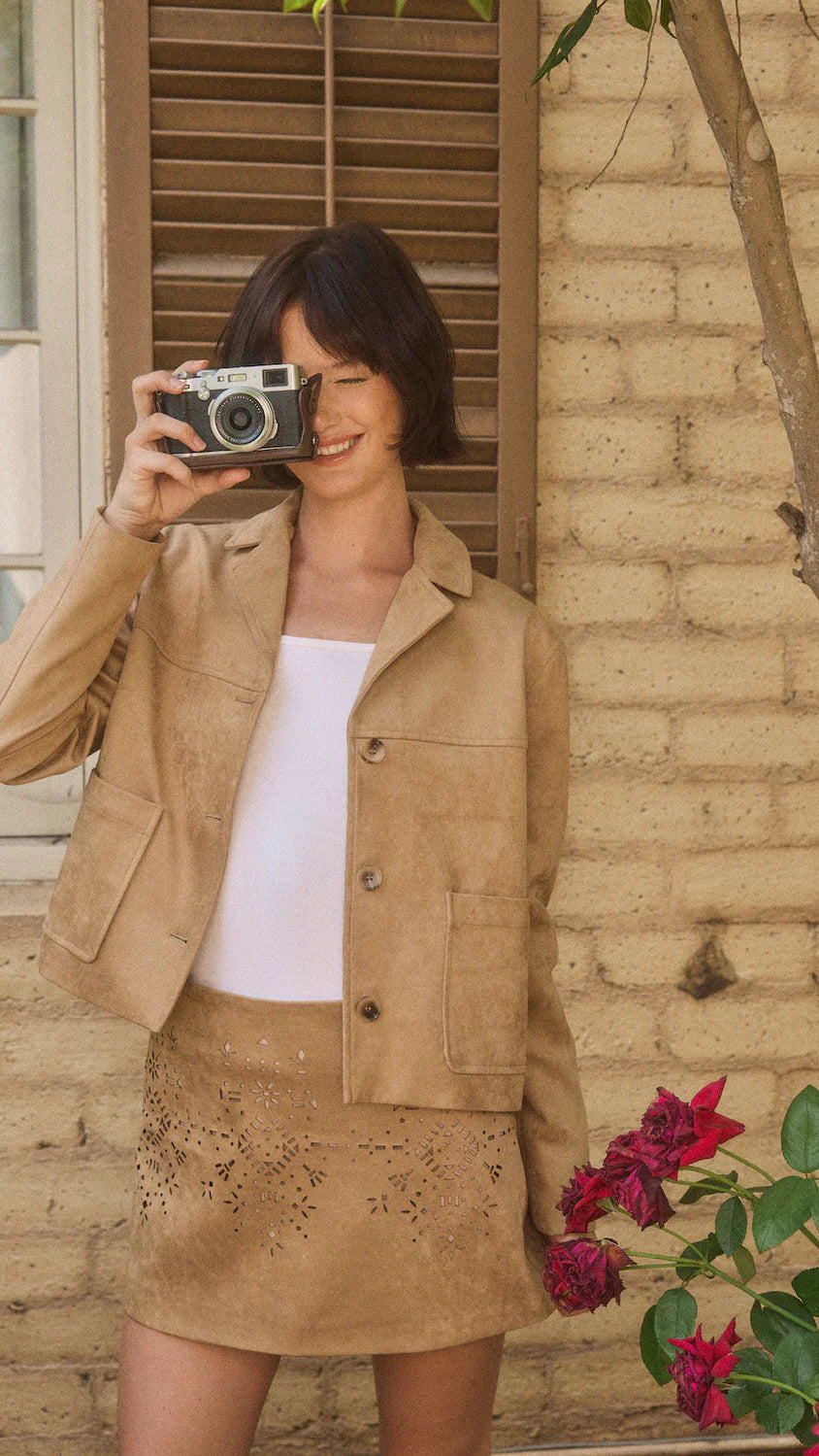 PRESLEY FAUX SUEDE JACKET