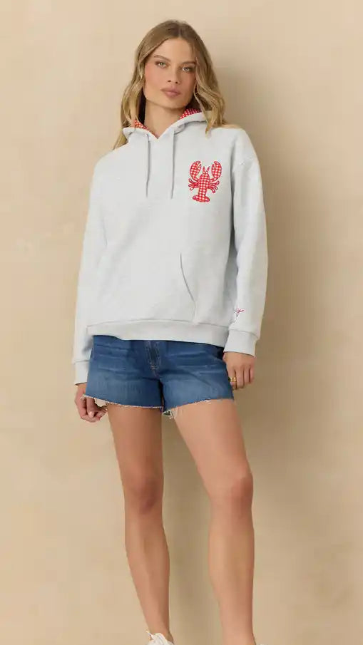 GINGHAM HOODIE