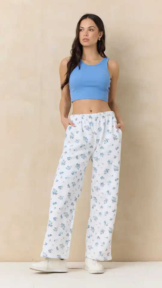 DITSY PRINT SWEATPANT