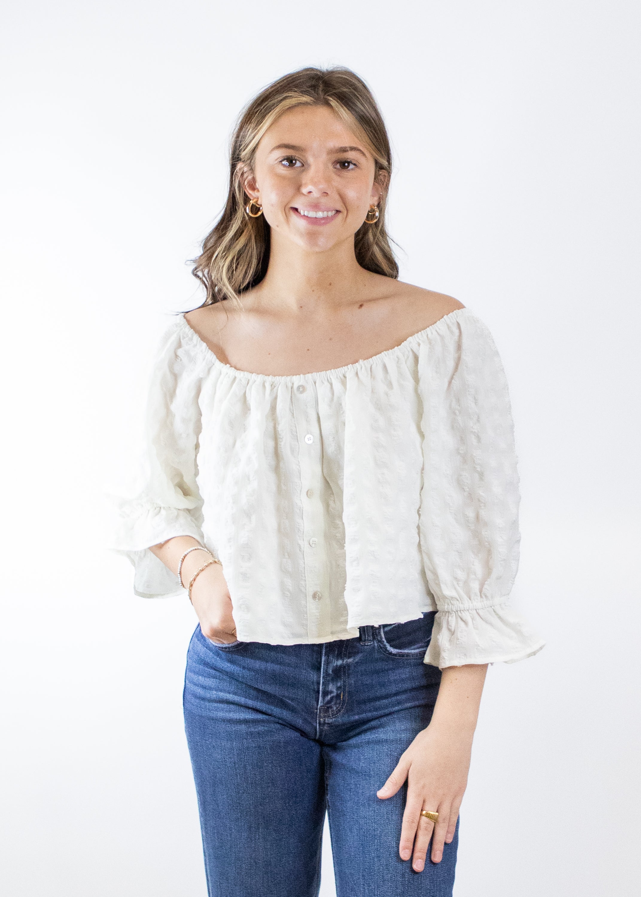 EASY PEASY BUTTON DOWN SHIRT Apricot Lane Camp Hill