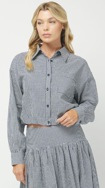 VAL GINGHAM TOP