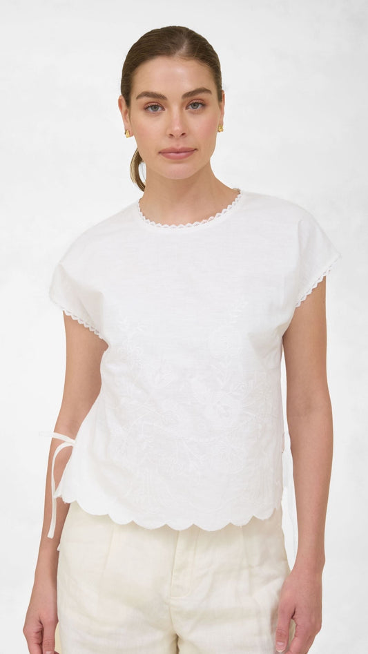 BEATRIX SHORT SLEEVE TOP